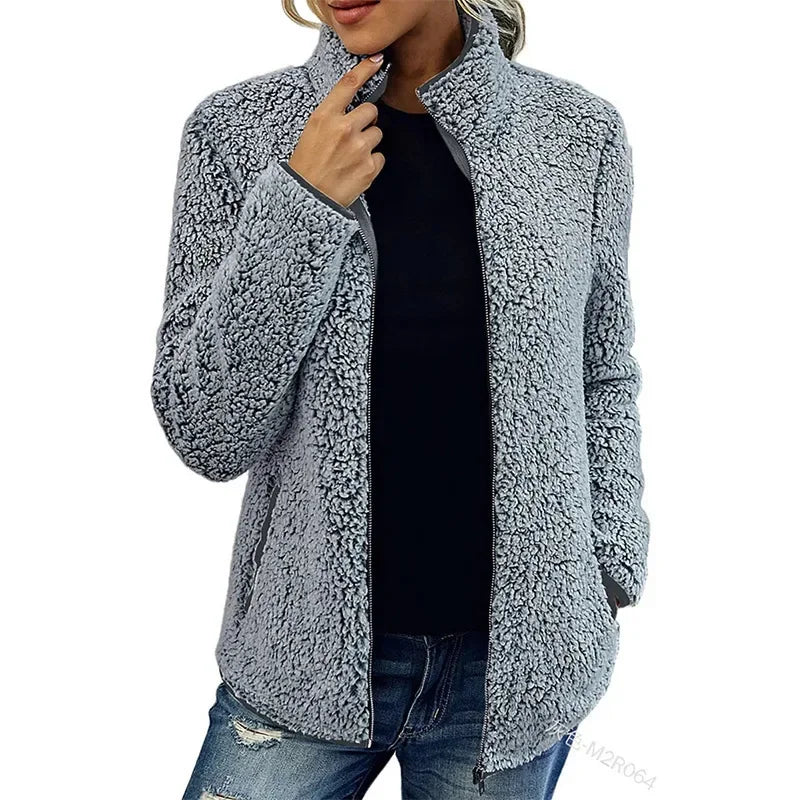 W&W Mode | Fleecejacke für Damen