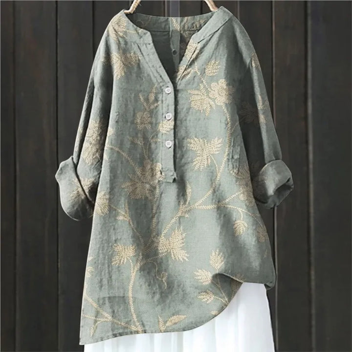 W&W Mode | Langarmbluse Mit Blumenmuster