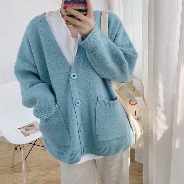 WW | Klassische Strickjacke Mit Knöpfen Für Zeitlosen Komfort Für Frauen