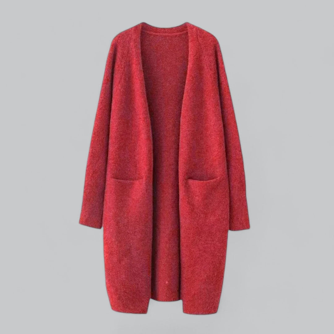 W&W Mode | Klassische lange Damenstrickjacke