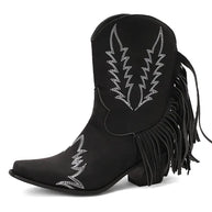 WW | Cowboy Stiefeletten mit Fransenquaste