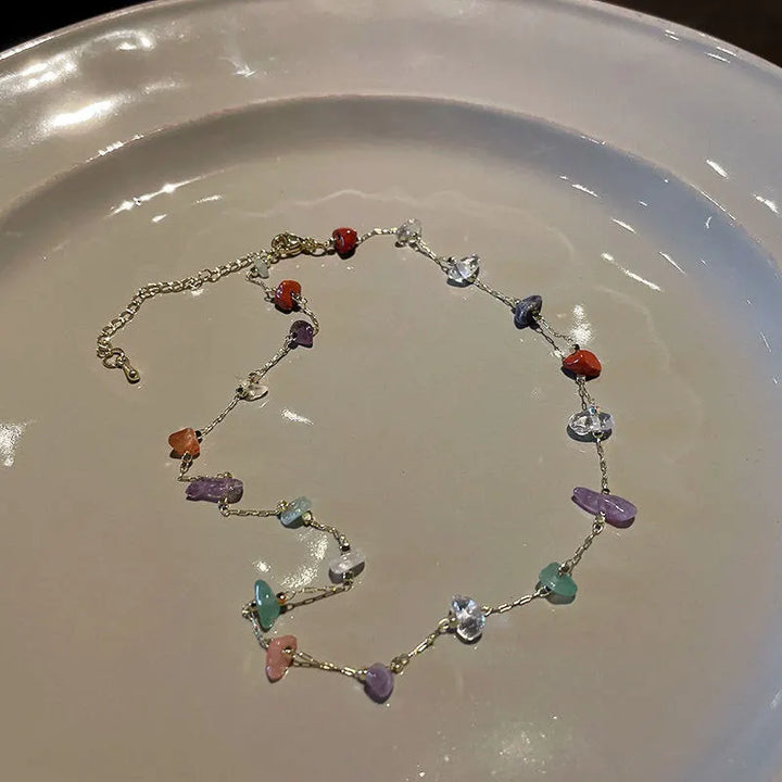 W&W Mode | Elegante Natur Edelstein Kette