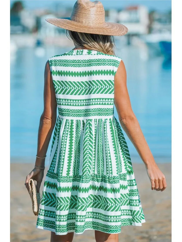 WW | Gestreiftes Midi Kleid
