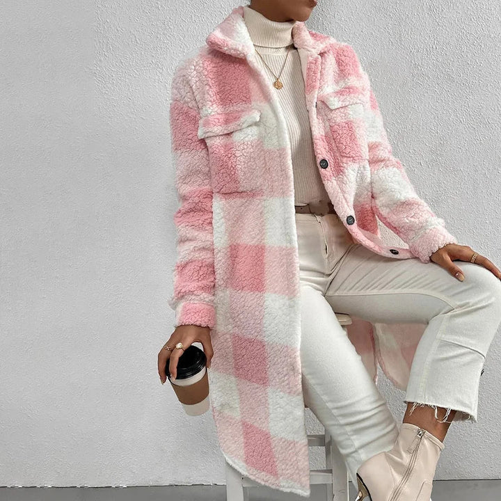 W&W Mode | Karierte Damenjacke mit Polarfleece