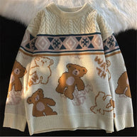 WW - Hässlicher Weihnachtspulli - Niedlicher Bärenpullover für Paare