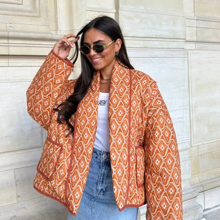 W&W Mode | Elegantes bedrucktes Jäckchen für Damen