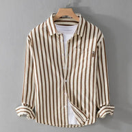 WW | Stylisches Gestreiftes Button-Down Hemd