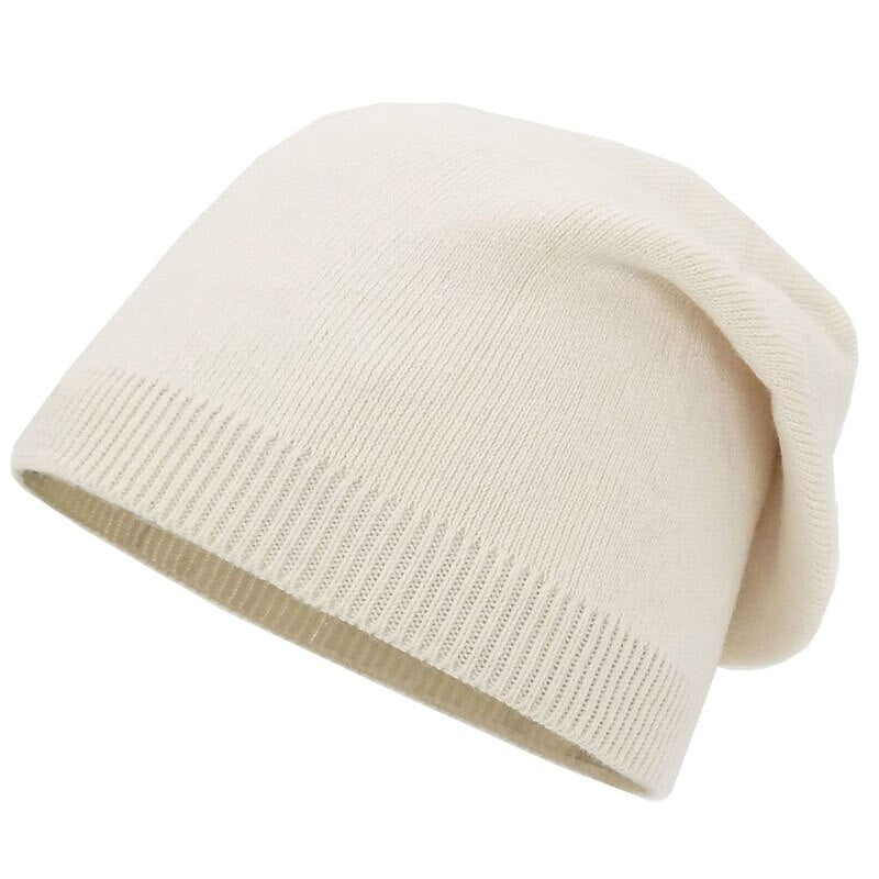 W&W Mode Neue Weiche Dünne Gestrickte Mütze | Damenmütze für Draußen