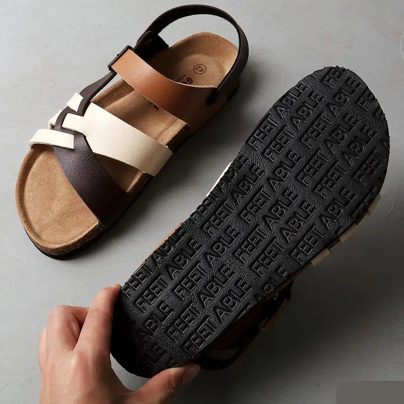 W&W Mode | Orthopädische Premium Ledersandalen
