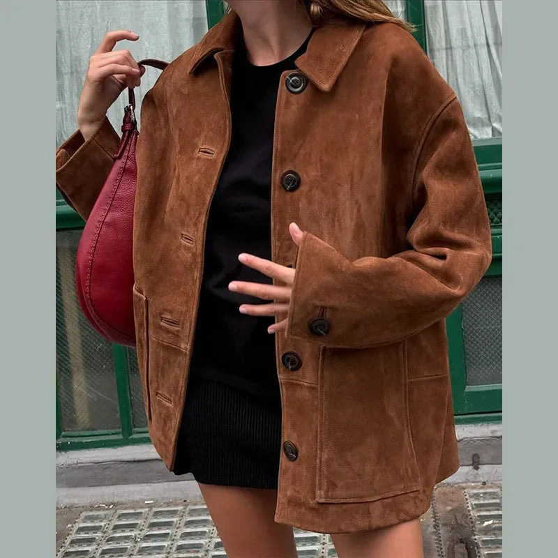 W&W Mode | Große Button-Up-Jacke für Damen
