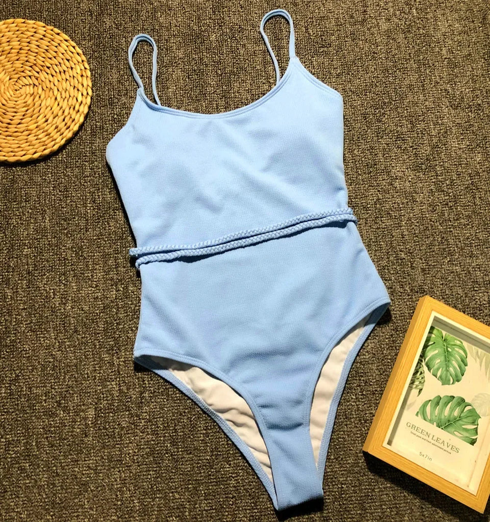 WW De Bain-Badeanzug mit Taillenbund