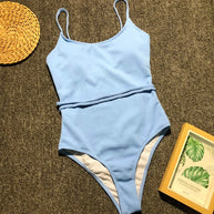 WW De Bain-Badeanzug mit Taillenbund