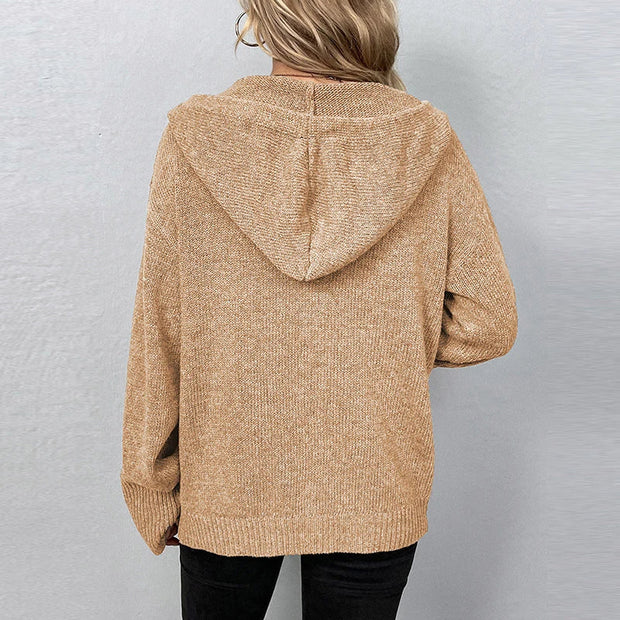 WW | Bequemer Hooded Cardigan