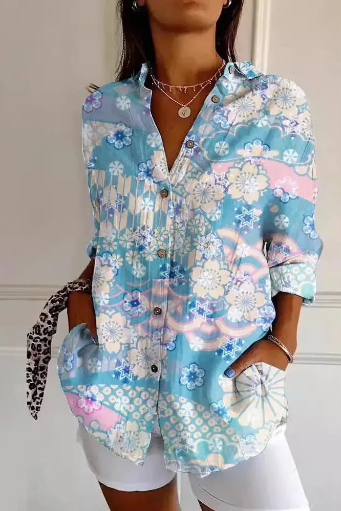 WW | Sara Gedruckte Bluse