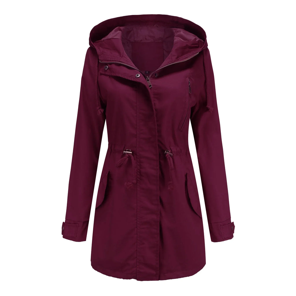 WW | Baumwoll Trenchcoat Mit Kapuze