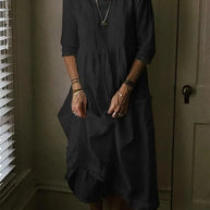 WW | Oversized Kleid aus Baumwollcanvas für Damen