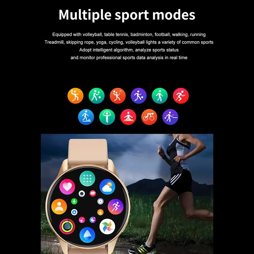 W&W Mode | Active 2 Damen Bluetooth Smartwatch Mit Herzfrequenz Und Blutdruckmonitor