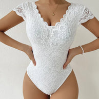 WW | Eleganter Spitzen Body Für Damen