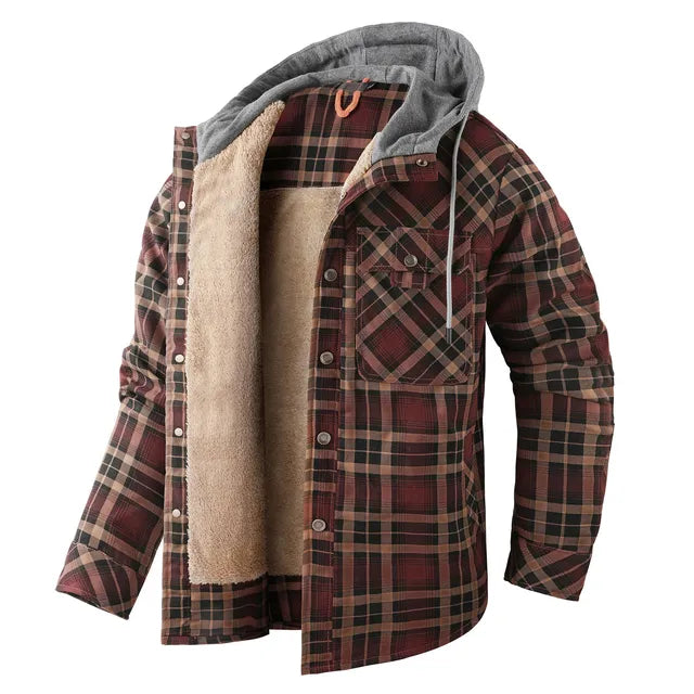 W&W Mode | Lässige Herbst Karierte Hemd Jacke für Unisex