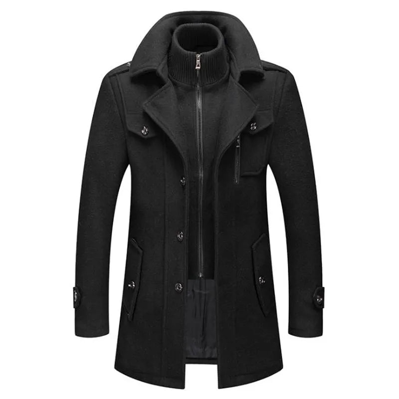 WW - Eleganter langer Herrenmantel
