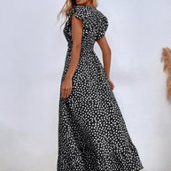 WW - Maxikleid mit Tupfenmuster
