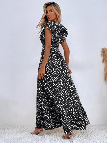 W&W Mode - Maxikleid mit Tupfenmuster