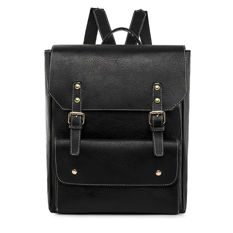 W&W Mode | Zeitlose Tasche mit Schnalle und Klappe für Reisen und Laptop