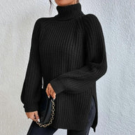 WW | Eleganter Pullover Mit Rollkragen