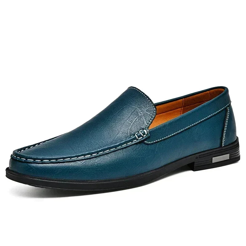 W&W Mode | Stilvolle Slip on Büro Leder Männer Schuhe