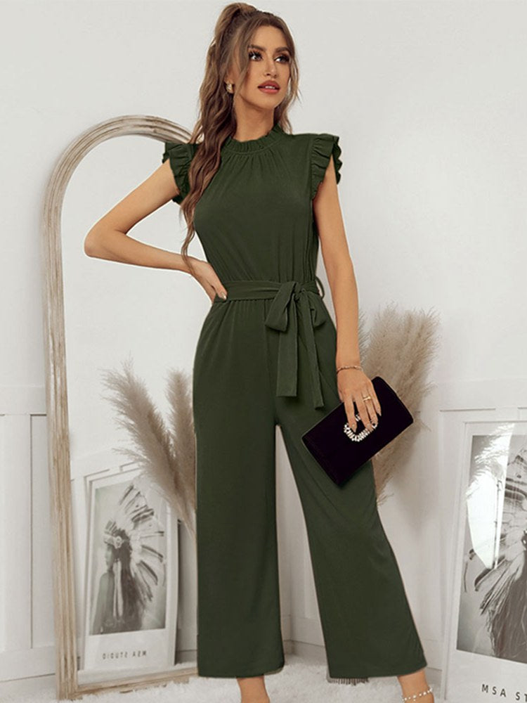 WW | Pinker Rüschen Jumpsuit
