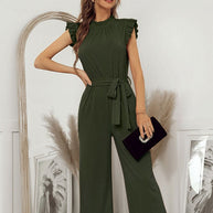 WW | Pinker Rüschen Jumpsuit