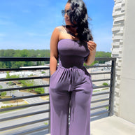 Jumpsuit ohne Schultern