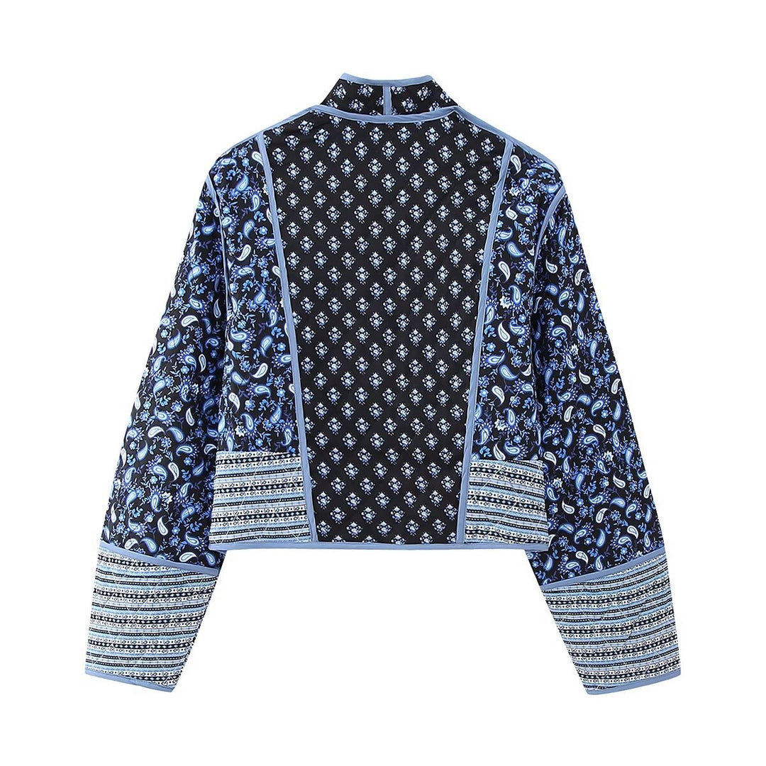 W&W Mode | Damenjacke mit Blumenmuster