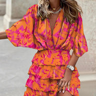 W&W - Stylisches bedrucktes Minikleid