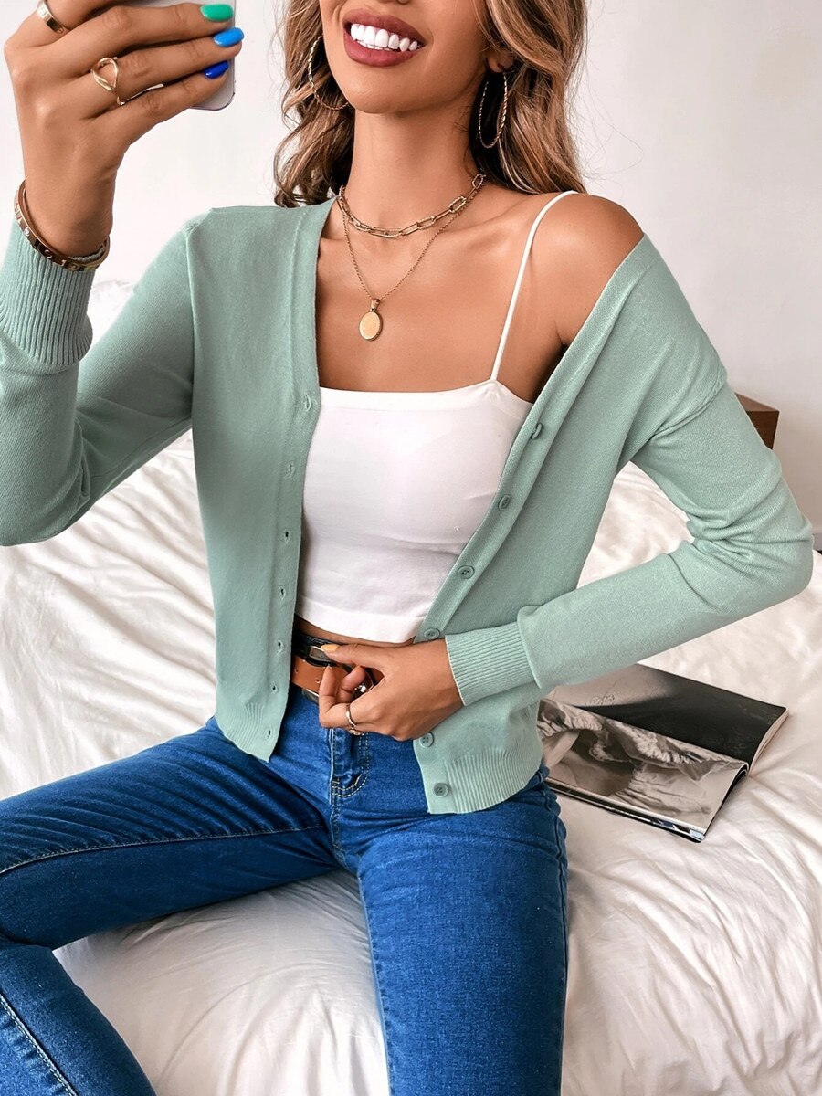 WW | Leichter Stylischer Strickjacke Für Frauen