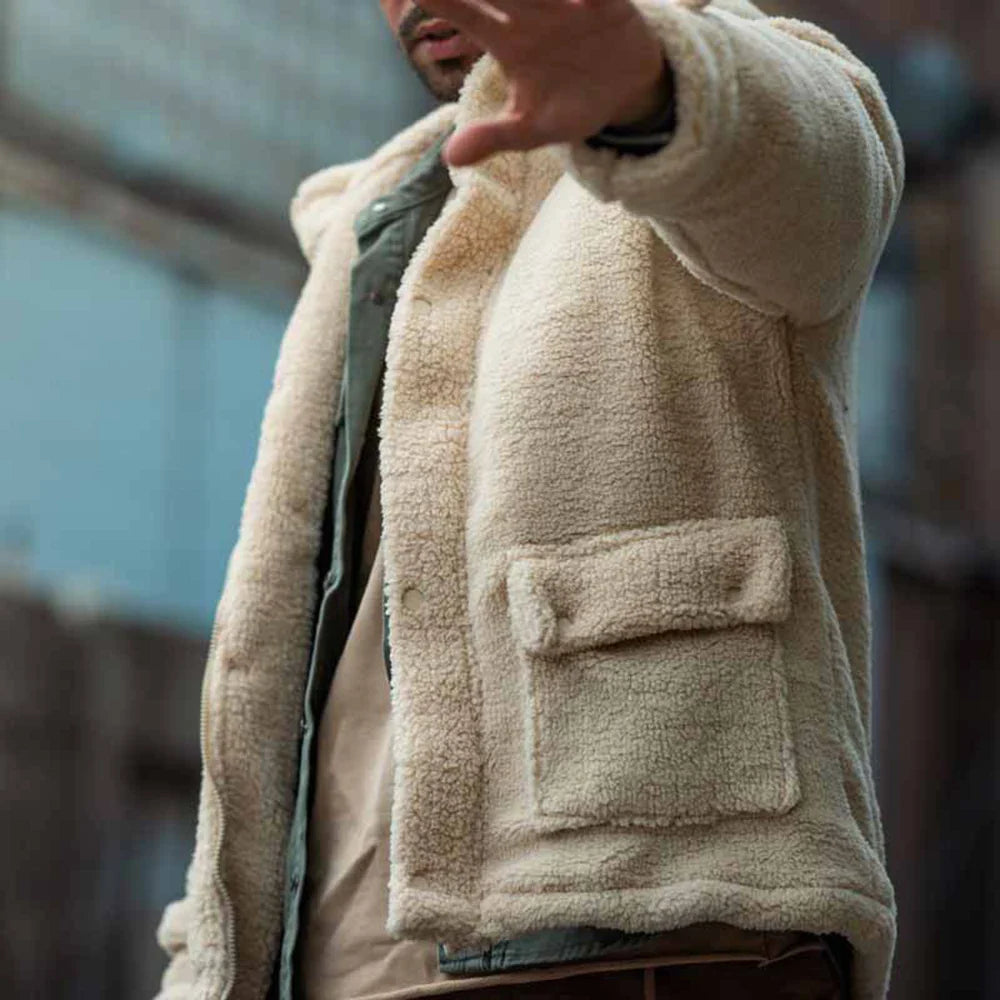 WW | Bequeme Teddyfell-Kapuzenjacke Für Männer