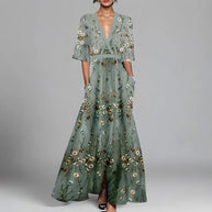WW | Geblümtes Maxikleid Für Damen