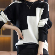 WW - Gestrickter Freizeitpullover - Damen Gemütlicher Strickpullover