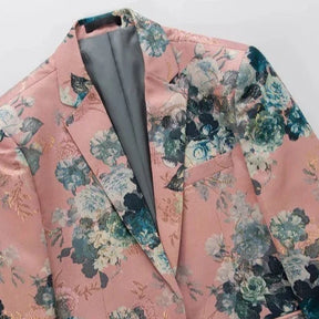 WW | Eleganter Blumen Blazer Für Herren Der Perfekte Statement Look