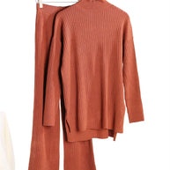 WW | teilige Loungewear-Set - gestrickter Damenpullover und Hose