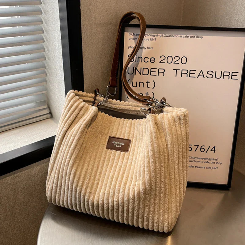 WW | Damen Cord Handtasche