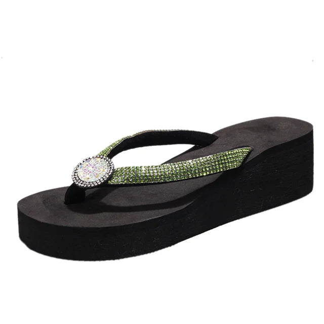 WW-Flop mit Keilabsatz - Strand - Sommer