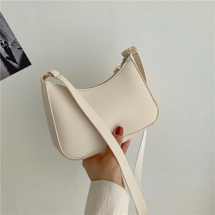 Damen Retro-Ledertasche mit praktischem Stauraum