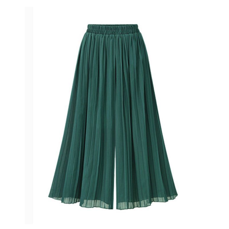 W&W Mode | Damenhose Mit Weitem Bein Und Mesh Detail