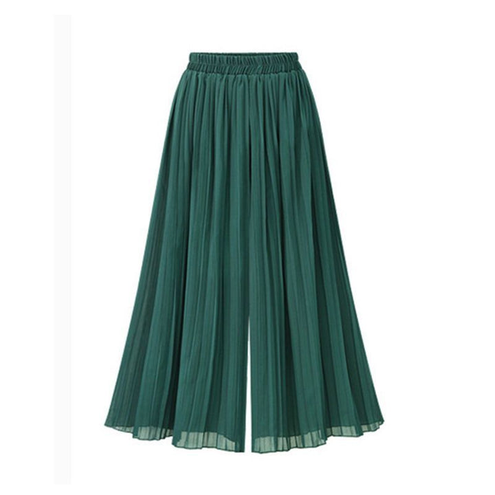 W&W Mode | Damenhose Mit Weitem Bein Und Mesh Detail