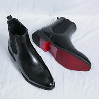 WW | Echtleder Chelsea-Stiefel