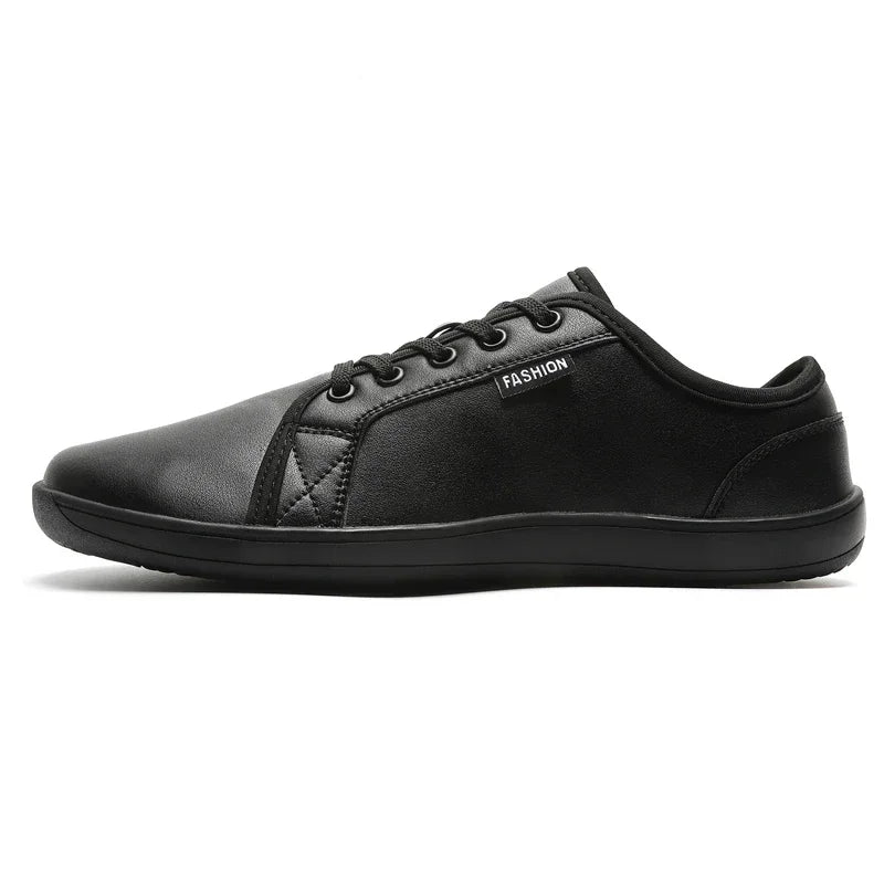 W&W Mode | Minimalistische Leder Barfußlaufschuhe