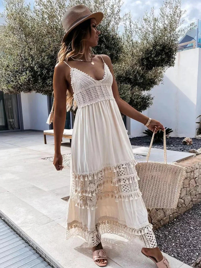 WW | Chic Beige Strandkleid