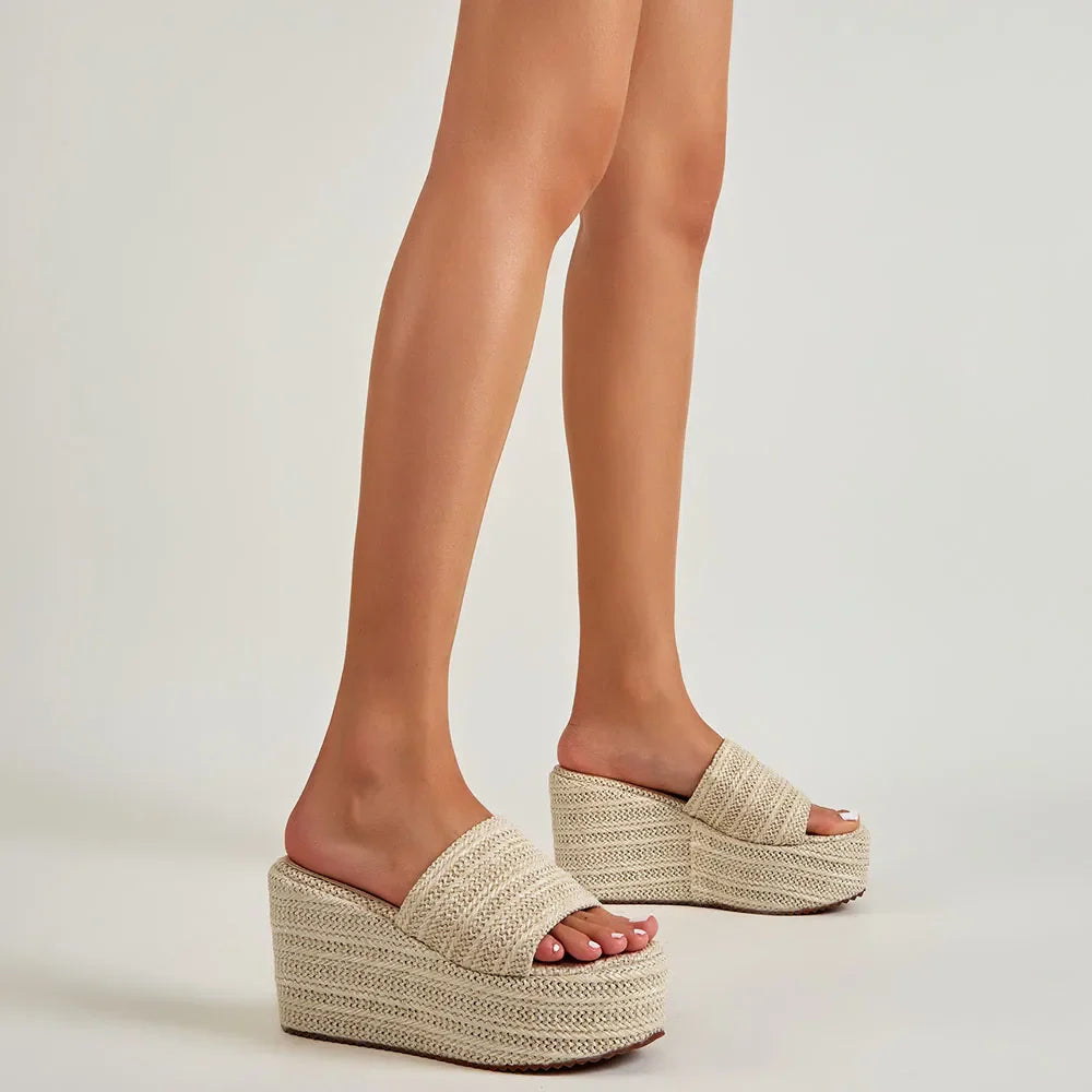WW | Espadrille Plattform Hanf Boho