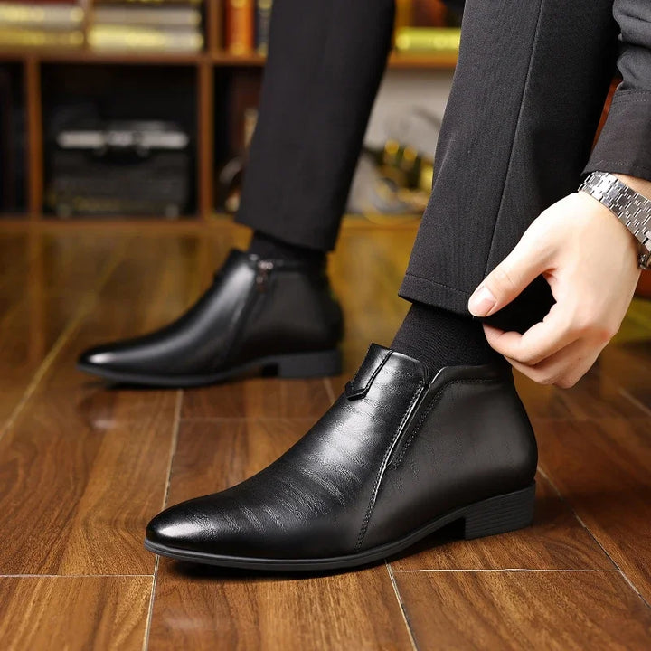 W&W Mode | Lederstiefel mit Reißverschluss